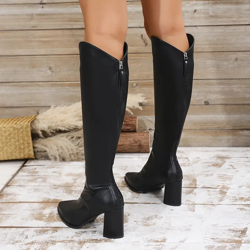 Elegant Knee-High Boots for Women – Chic & Comfortable