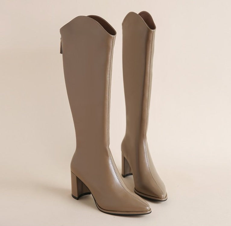 Elegant Knee-High Boots for Women – Chic & Comfortable