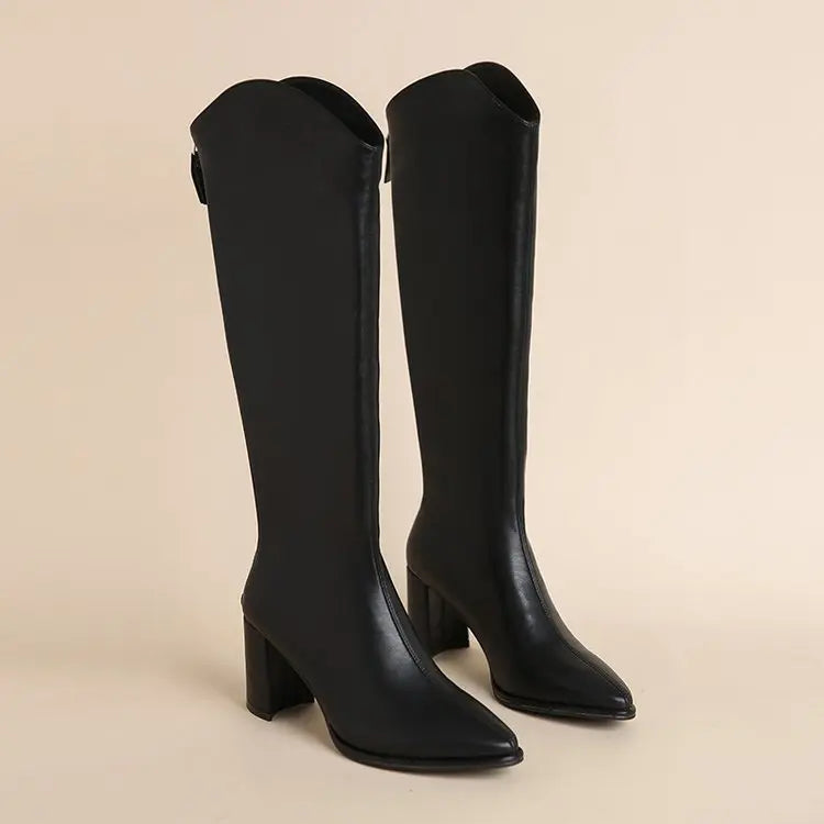 Elegant Knee-High Boots for Women – Chic & Comfortable