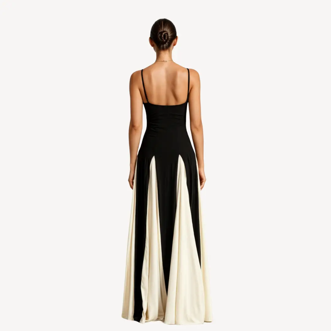 Elegant Satin Evening Dress for Women – Flattering Gown for Formal Events-Caliboot