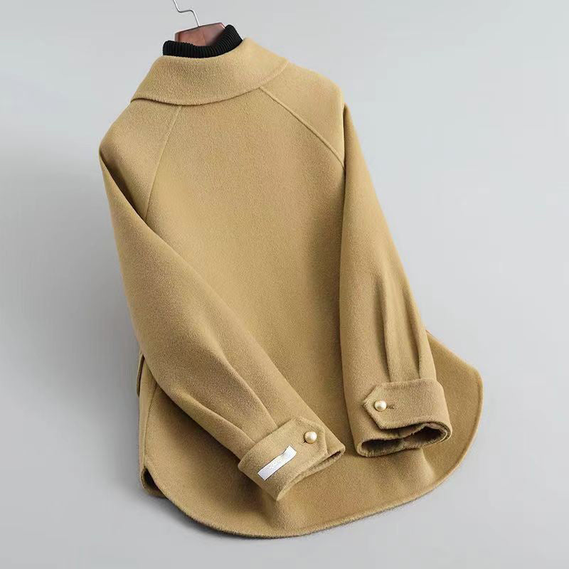 Elegant Pearl Button Coat for Women – Chic & Timeless Winter Style 4