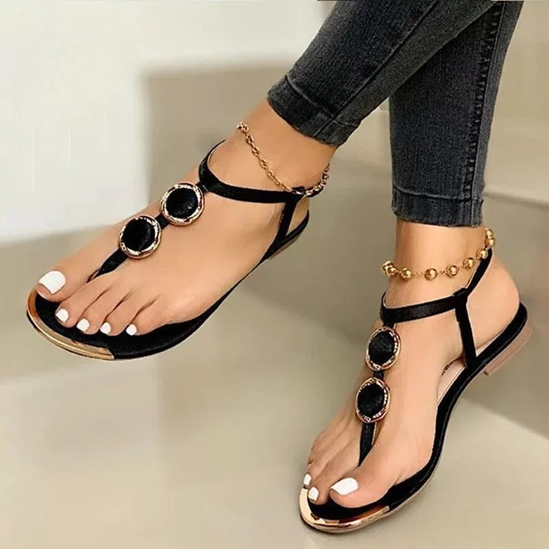 Embellished Thong Sandals for Women – Stylish & Comfortable