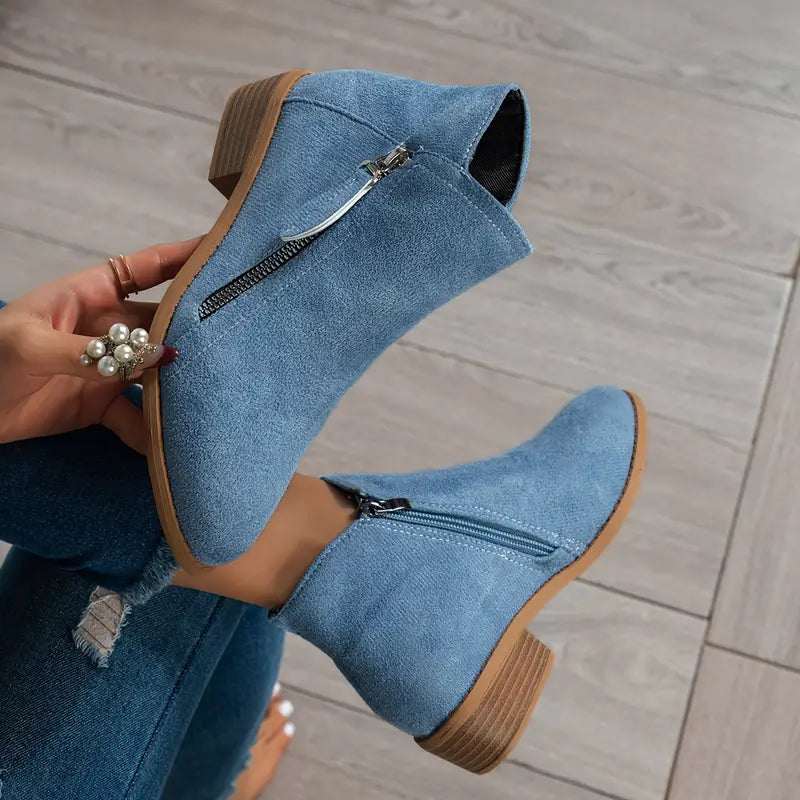 Ergonomic Ankle Boots for Women – Stylish Comfort & Support