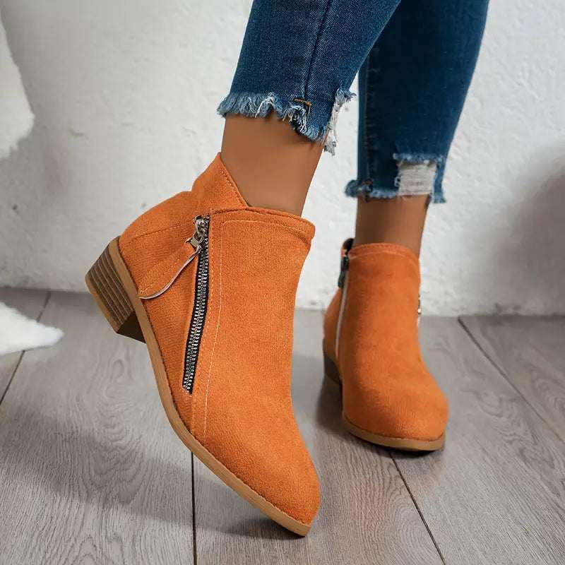 Ergonomic Ankle Boots for Women – Stylish Comfort & Support