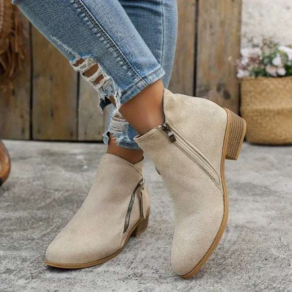 Ergonomic Ankle Boots for Women – Stylish Comfort & Support