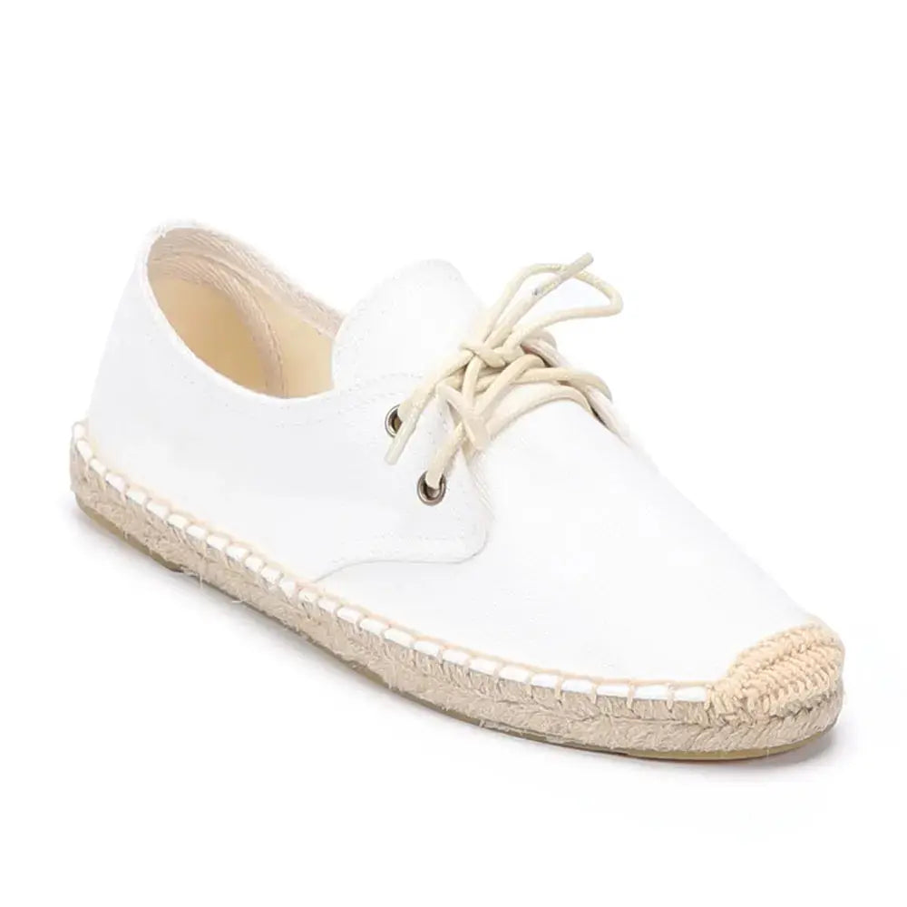 Flat Platform Espadrilles for Women – Casual & Comfortable Black Design