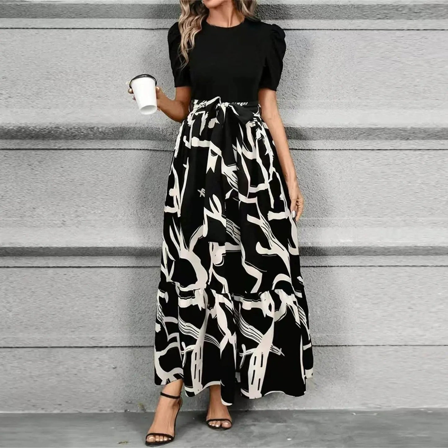 Floral Maxi Dress for Women – Effortless Elegance & Comfort-Caliboot