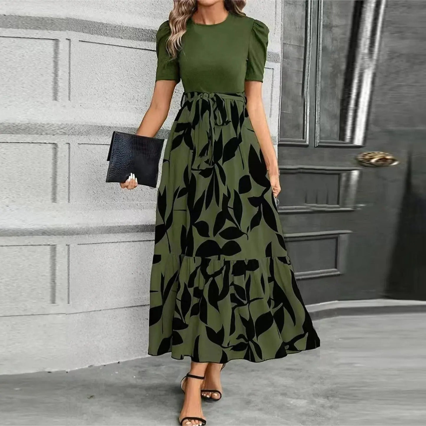 Floral Maxi Dress for Women – Effortless Elegance & Comfort-Caliboot