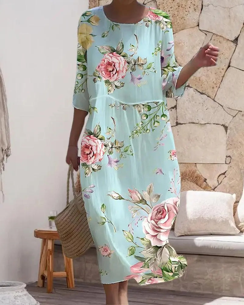 Floral Dress for Women – Elegant & Flattering Fit 1