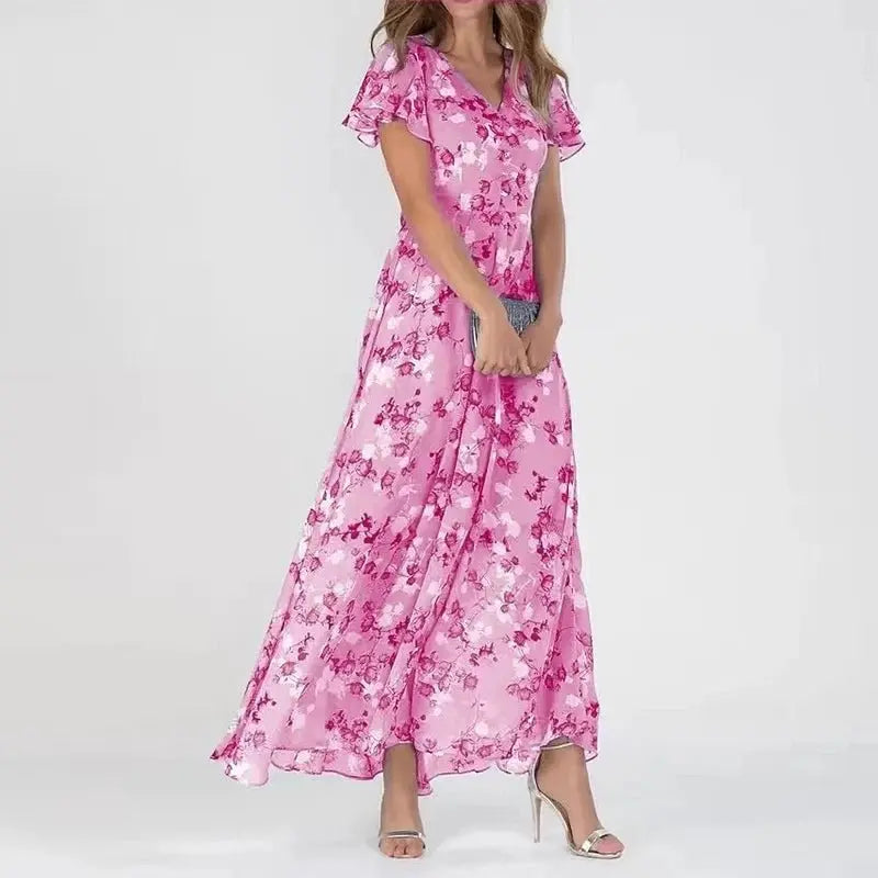 Floral Maxi Dress for Women – Effortless Elegance & Comfort 3