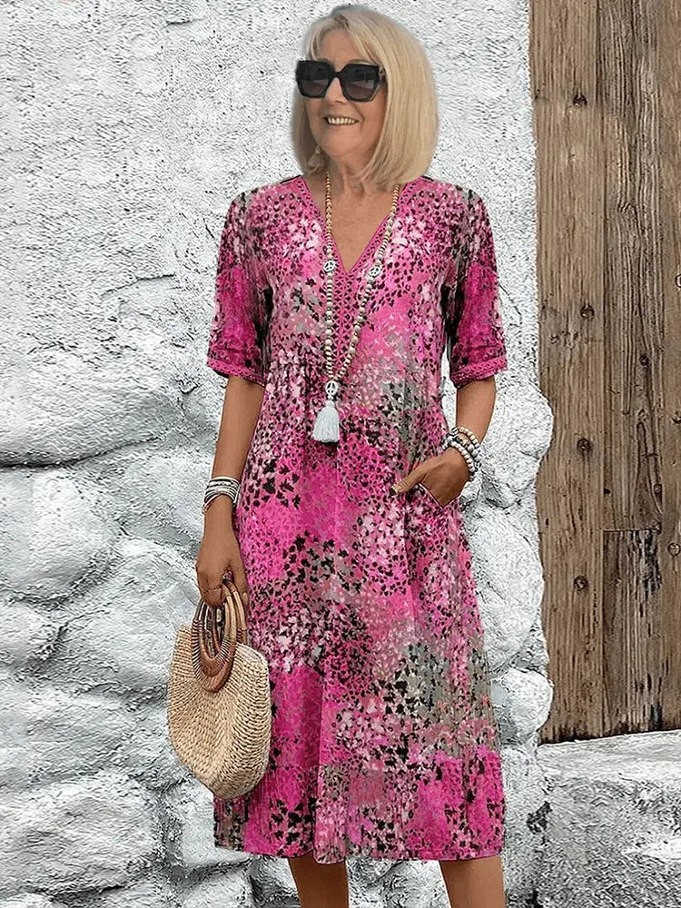 Floral Midi Dress for Women – Breezy & Effortlessly Elegant Summer Style 3
