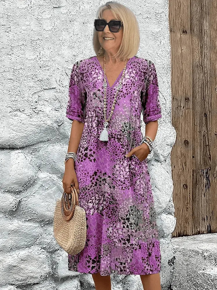 Floral Midi Dress for Women – Breezy & Effortlessly Elegant Summer Style 4