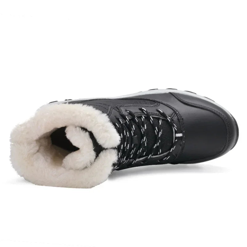 Fur-Lined Platform Snow Boots for Women – Cozy & Stylish