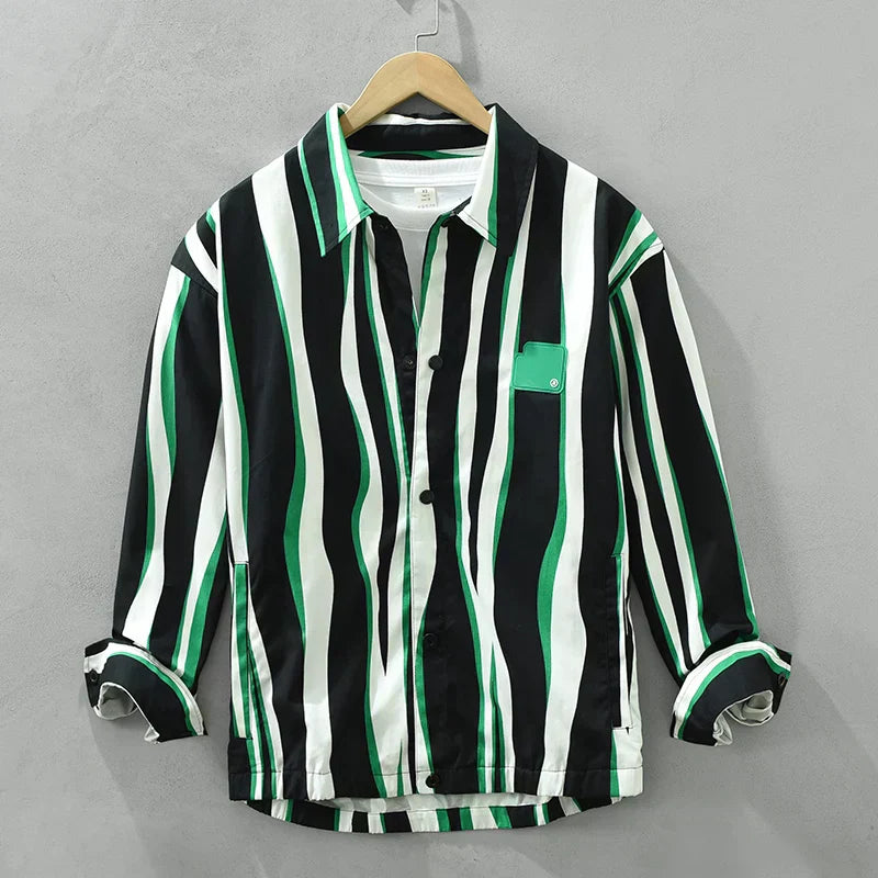 Emiel - Chemise à Rayures pour Hommes – Élégante & Tendance
