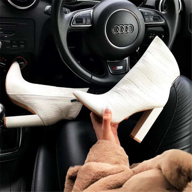 High Heel Ankle Boots for Women – Elegant & Comfortable