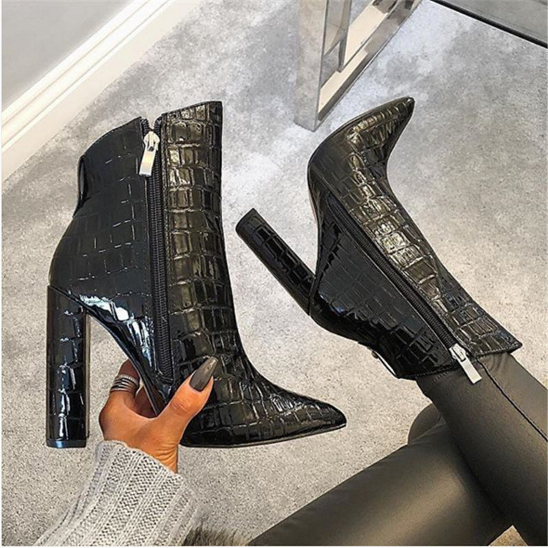High Heel Ankle Boots for Women – Elegant & Comfortable