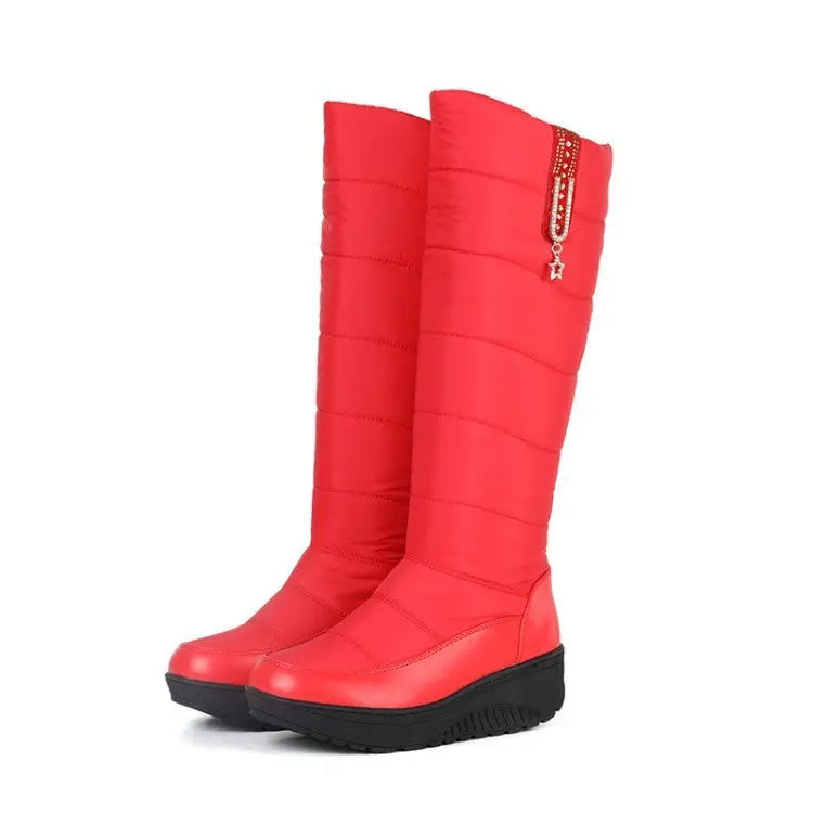 High-Top Winter Boots for Women – Warm & Stylish Comfort