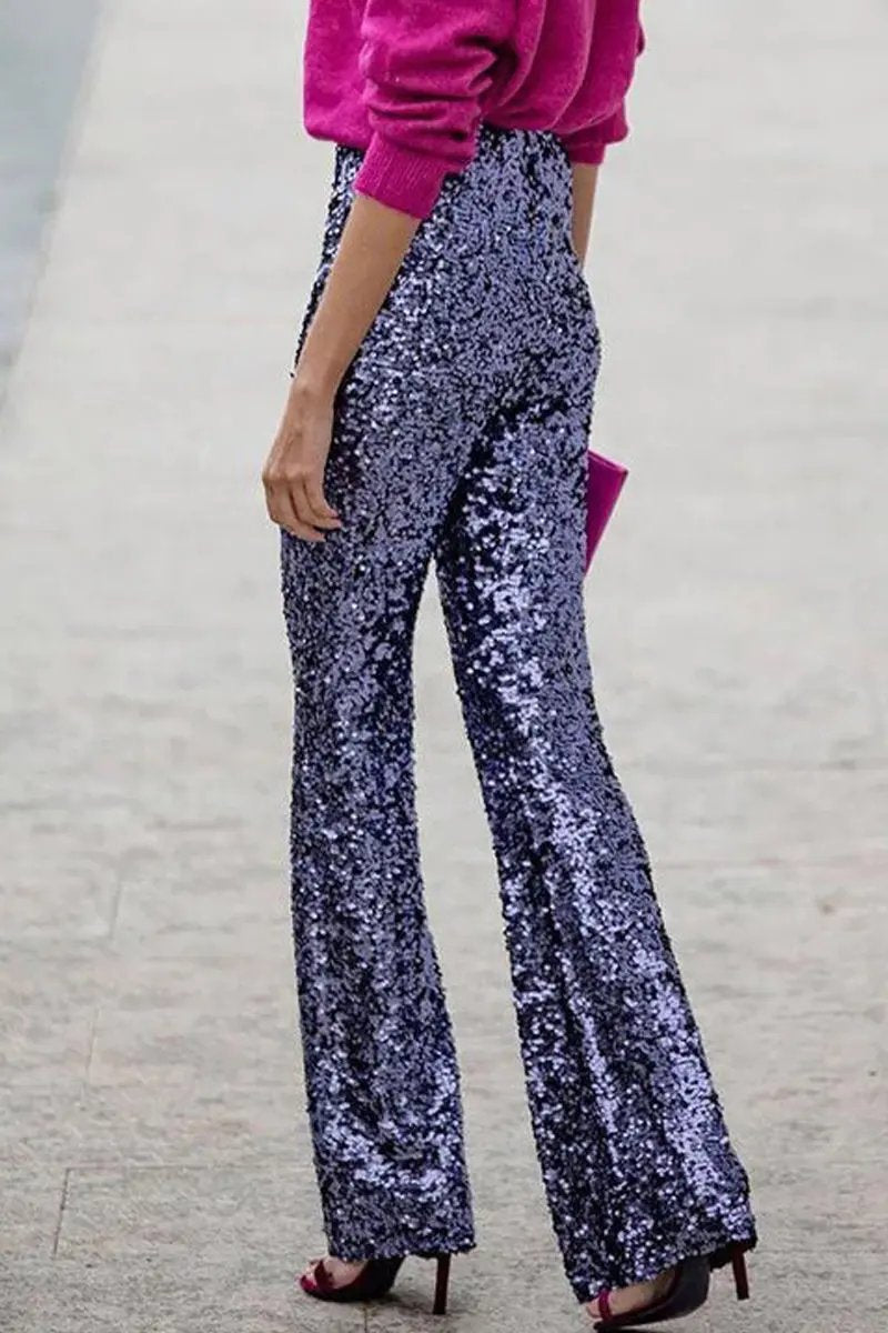 High-Waisted Flared Trousers for Women – Elegant & Versatile-Caliboot