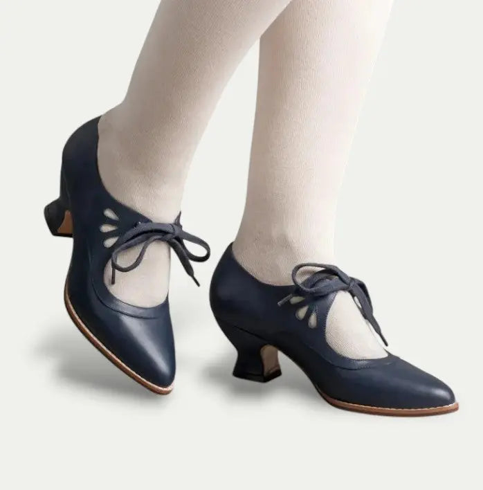 Lace-Up Mary Jane Heels for Women – Elegant & Comfortable Style