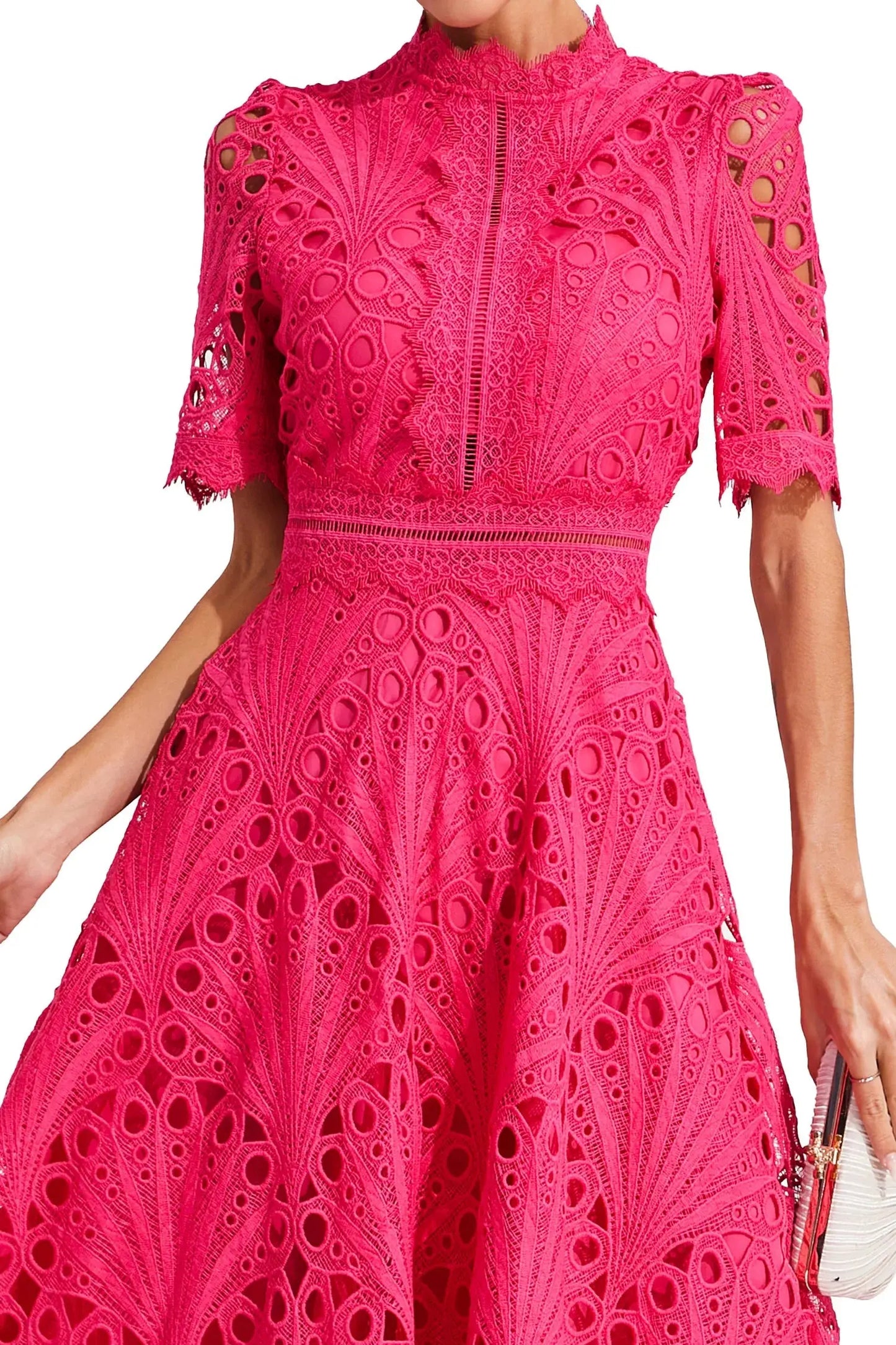 Lace Midi Dress for Women – Effortlessly Elegant & Timeless 8