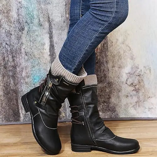 Long Woolen Boots for Women – Cozy & Stylish for Winter Caliboot
