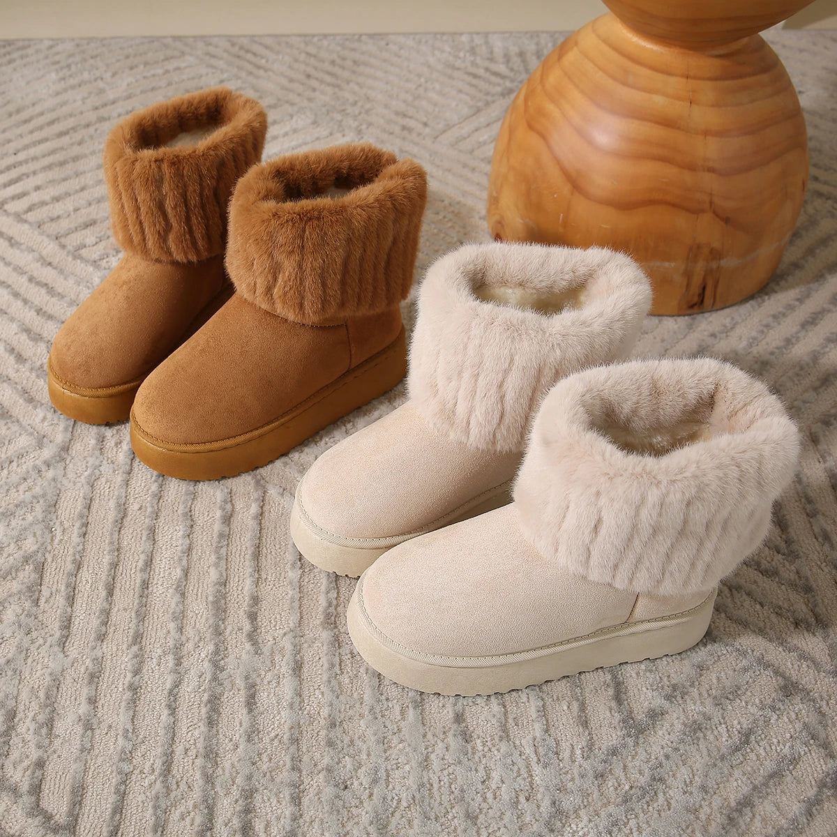 Mid-Calf Snow Boots for Women – Stylish & Warm