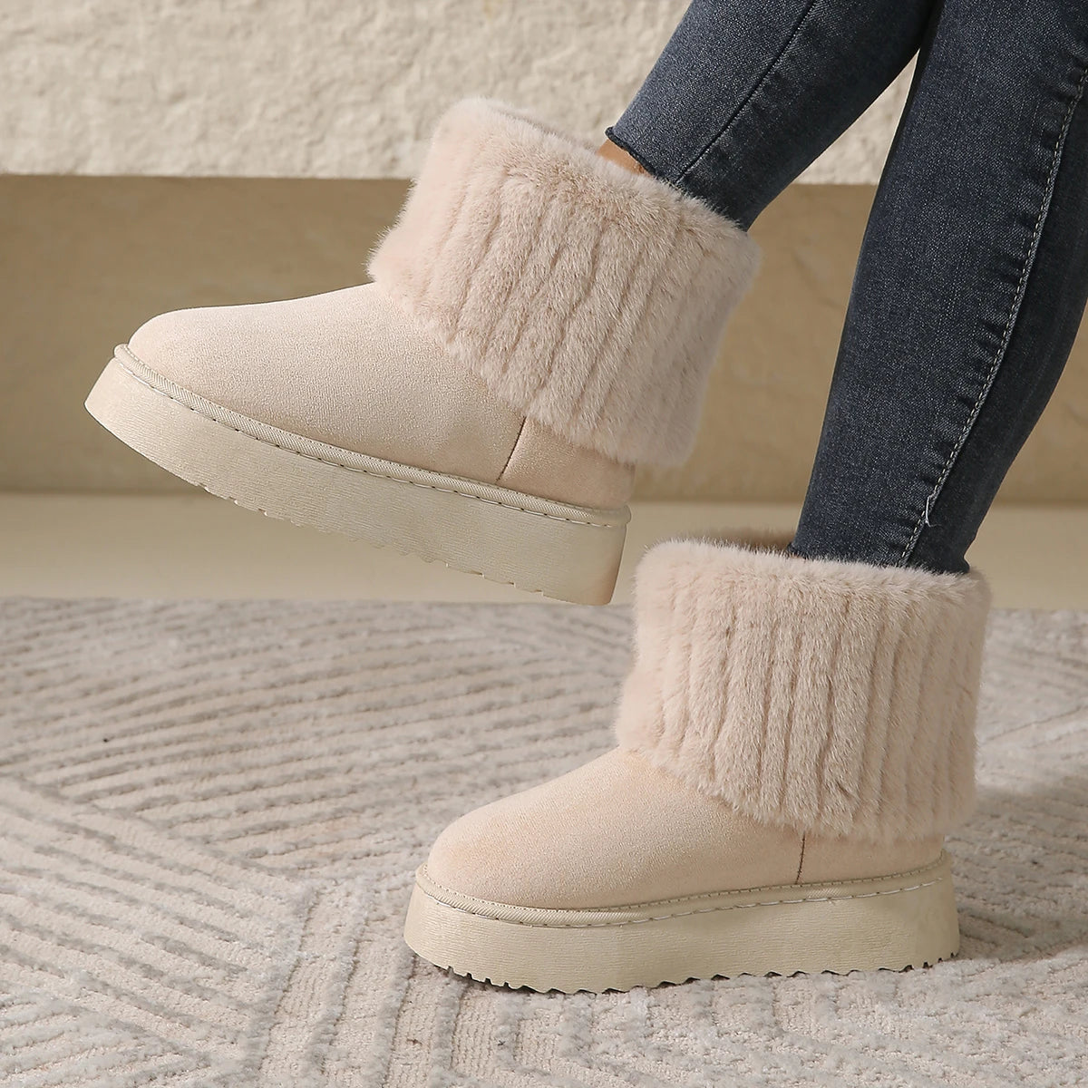 Mid-Calf Snow Boots for Women – Stylish & Warm