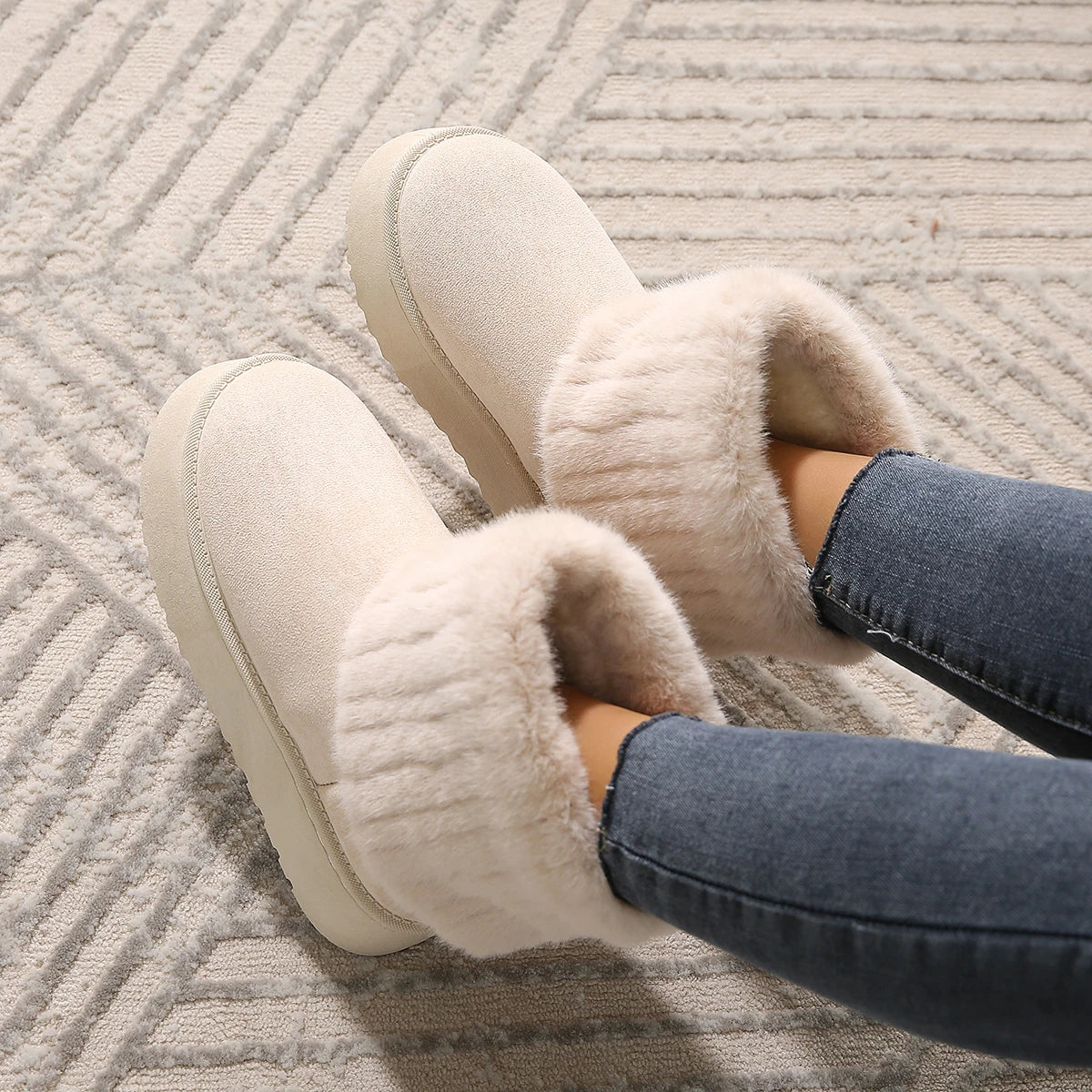 Mid-Calf Snow Boots for Women – Stylish & Warm