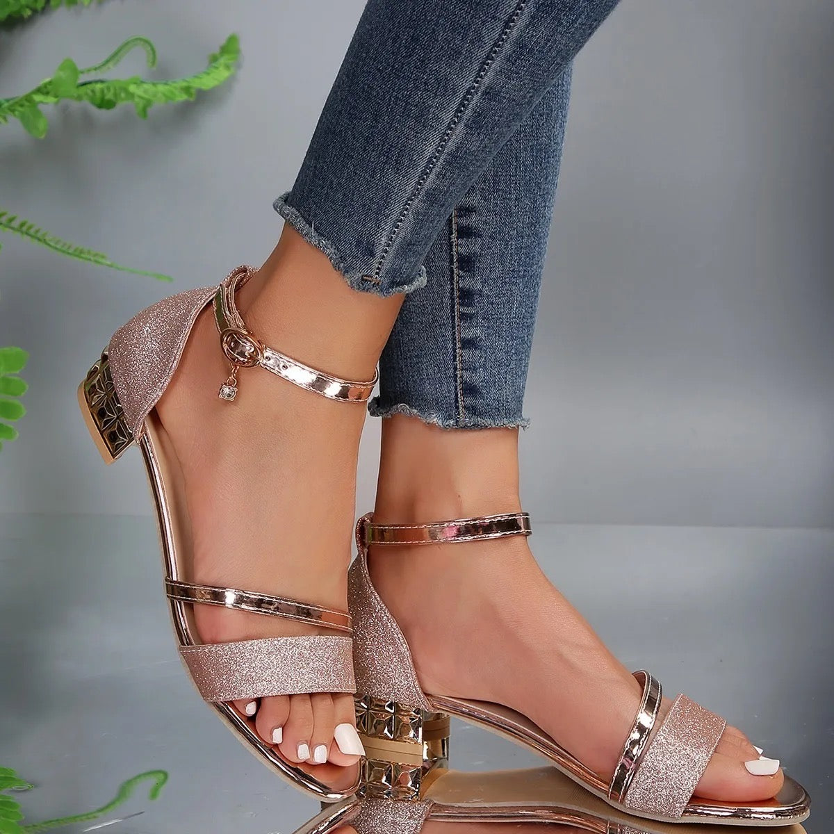 Open Toe Ankle Strap Sandals for Women – Stylish & Comfortable