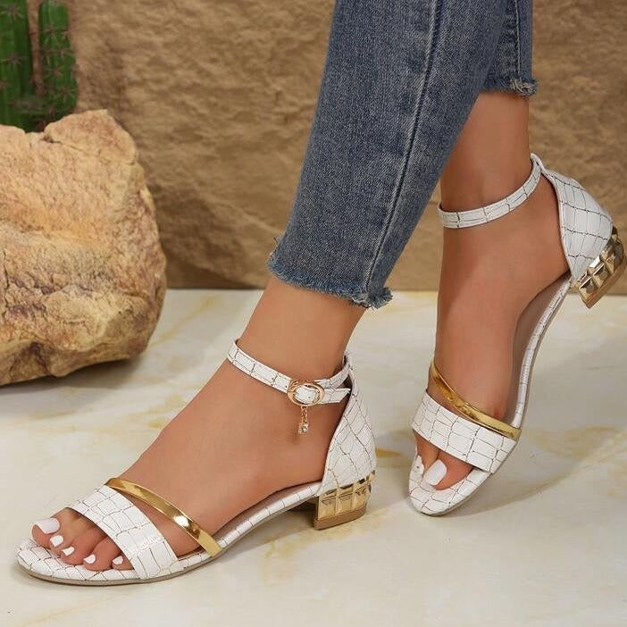 Open Toe Ankle Strap Sandals for Women – Stylish & Comfortable