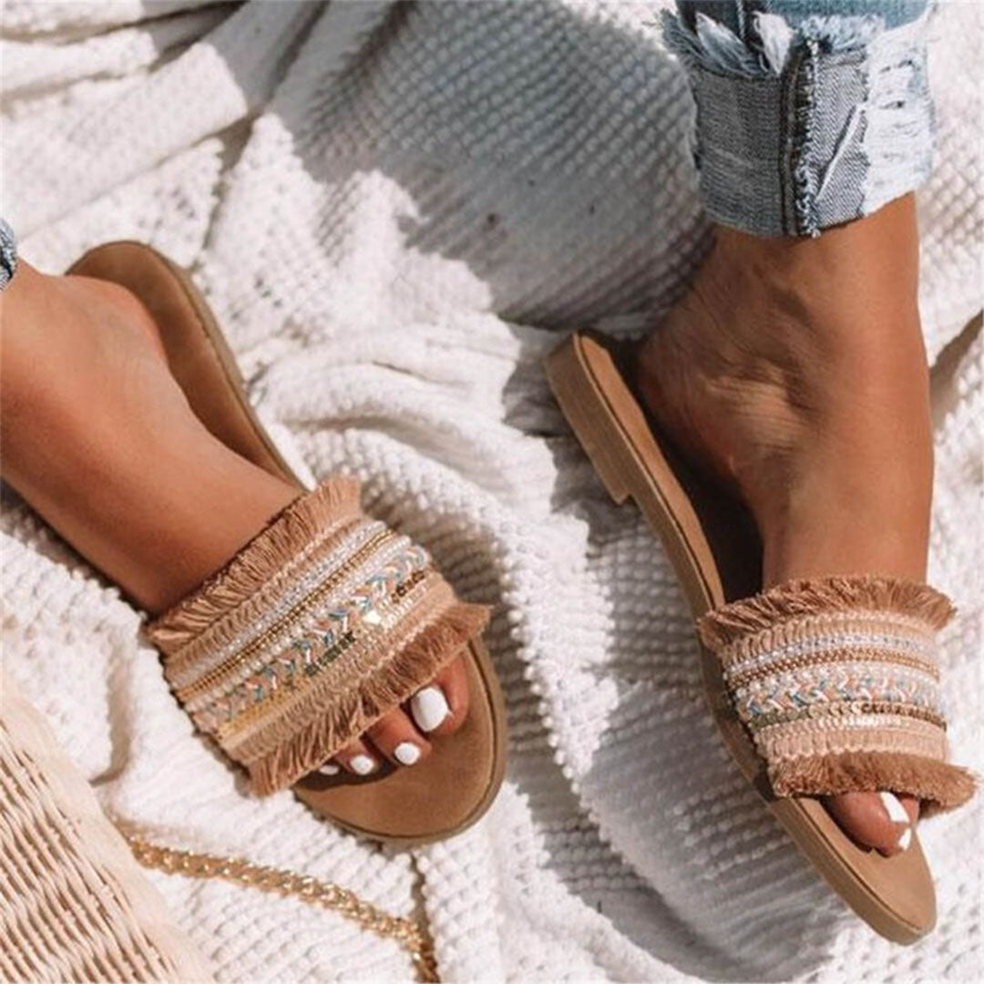 Open Toe Slippers for Women – Chic & Comfortable