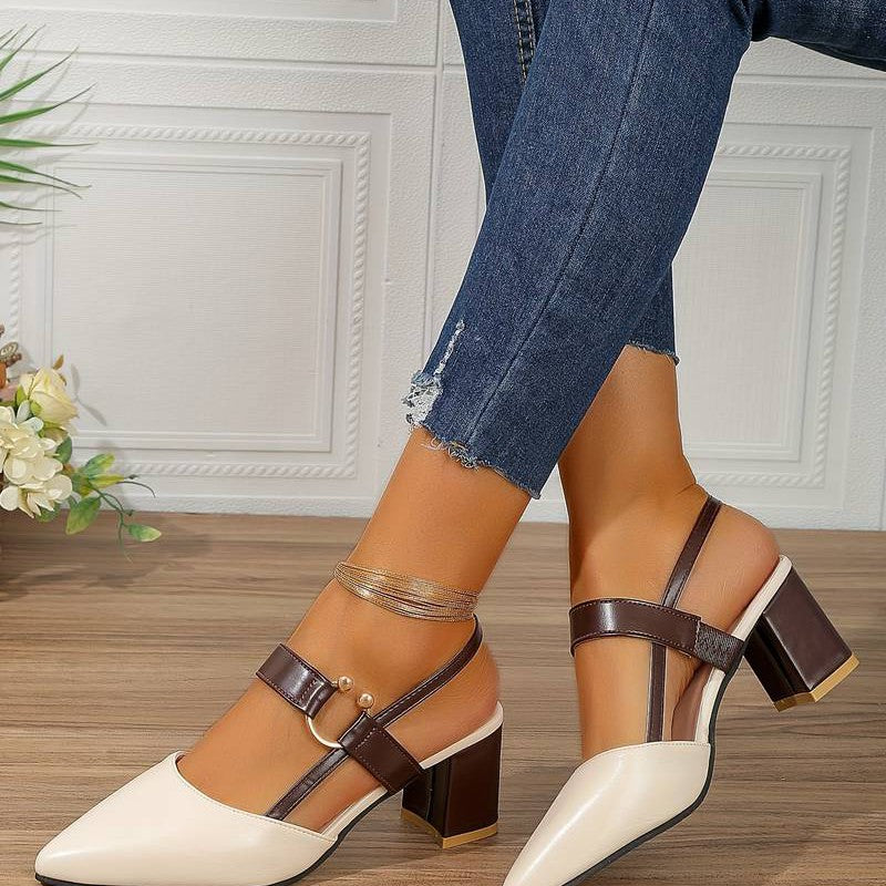 Orthopedic Black Heels for Women – Stylish Support & Comfort