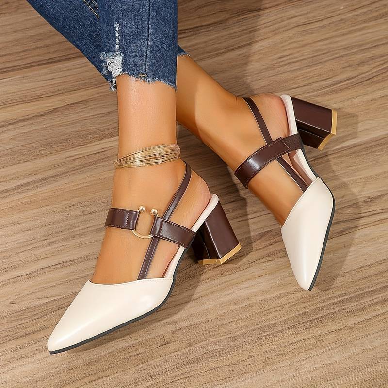 Orthopedic Black Heels for Women – Stylish Support & Comfort