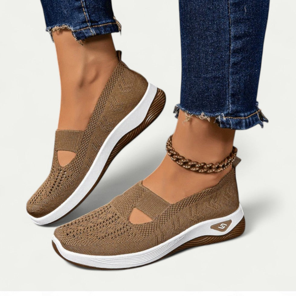 Orthopedic Slip-On Trainers for Women – Comfortable & Breathable Design