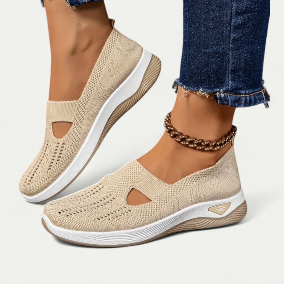 Orthopedic Slip-On Trainers for Women – Comfortable & Breathable Design