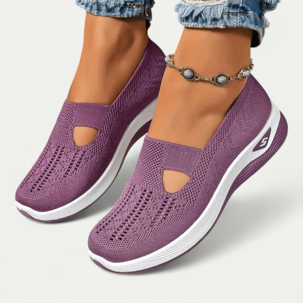 Orthopedic Slip-On Trainers for Women – Comfortable & Breathable Design