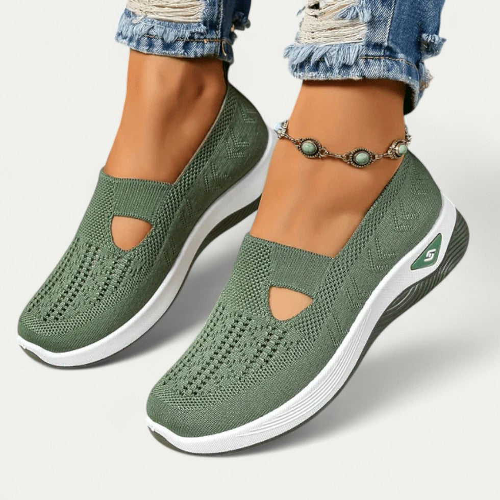 Orthopedic Slip-On Trainers for Women – Comfortable & Breathable Design