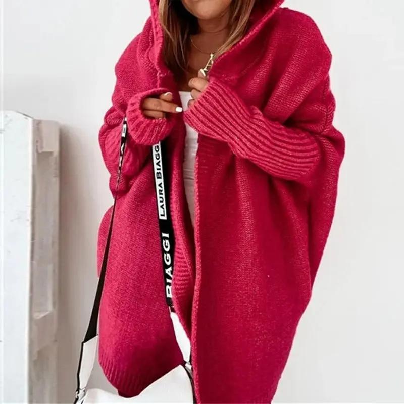 Oversized Hooded Cardigan for Women β Cozy & Effortless Style-Caliboot
