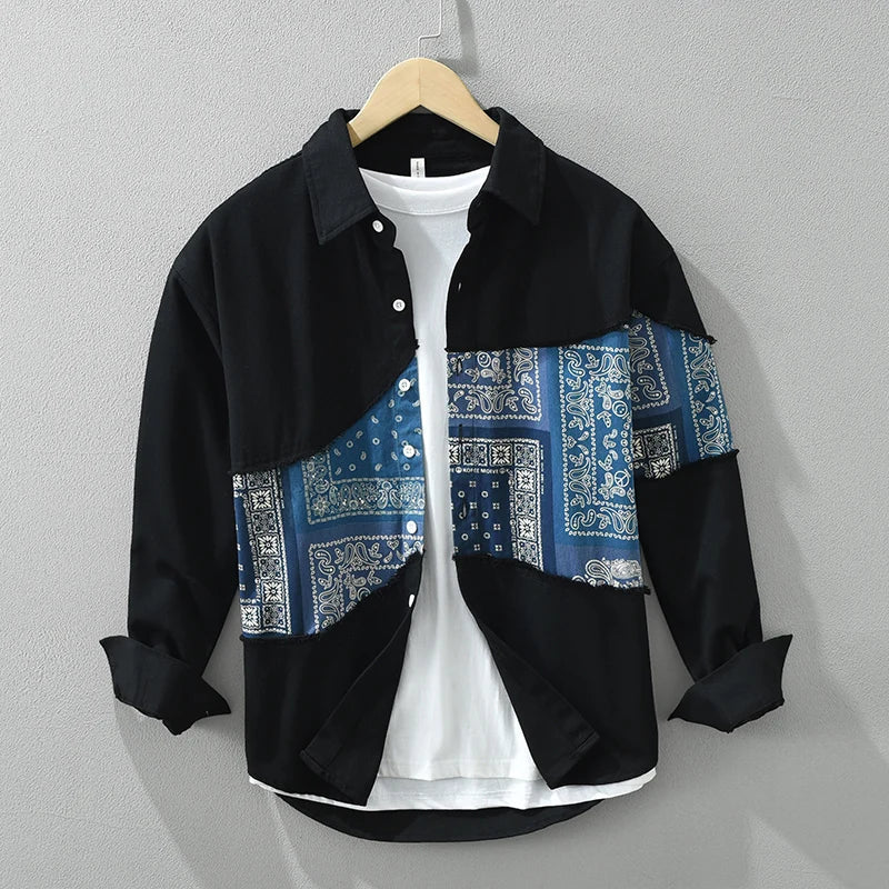 Samuel - Chemise à Motifs Décontractée pour Hommes – Élégante & Stylée