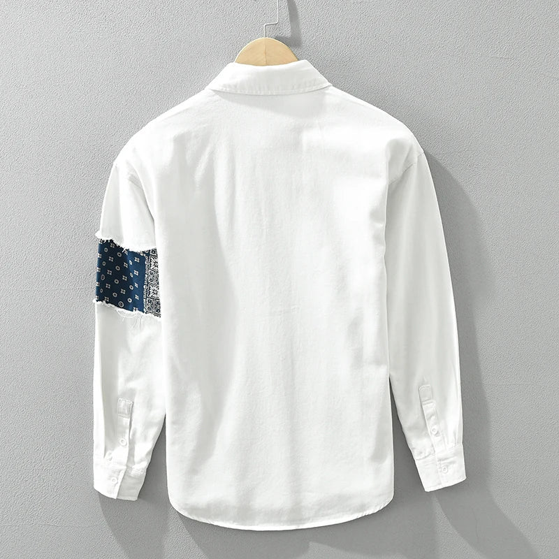 Samuel - Chemise à Motifs Décontractée pour Hommes – Élégante & Stylée