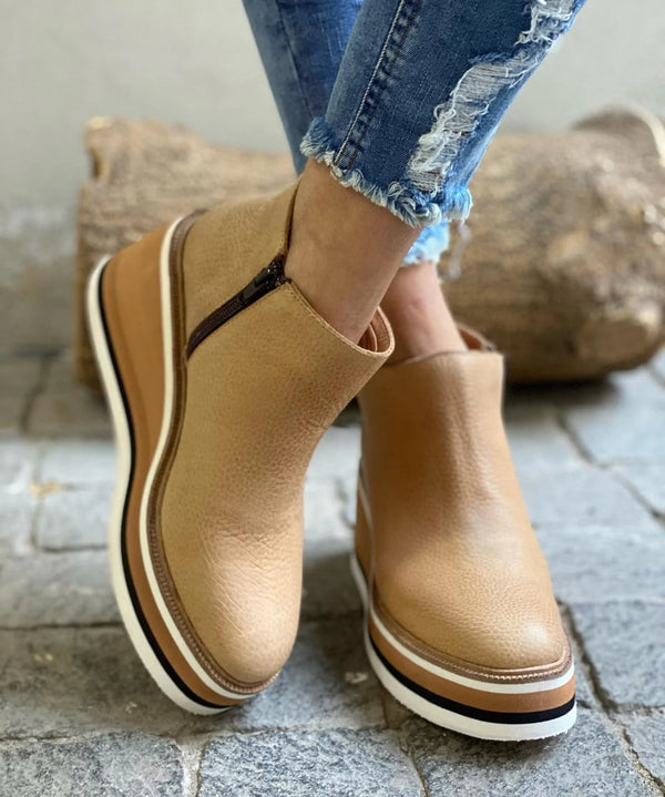 Platform Wedge Ankle Boots for Women – Stylish & Comfortable