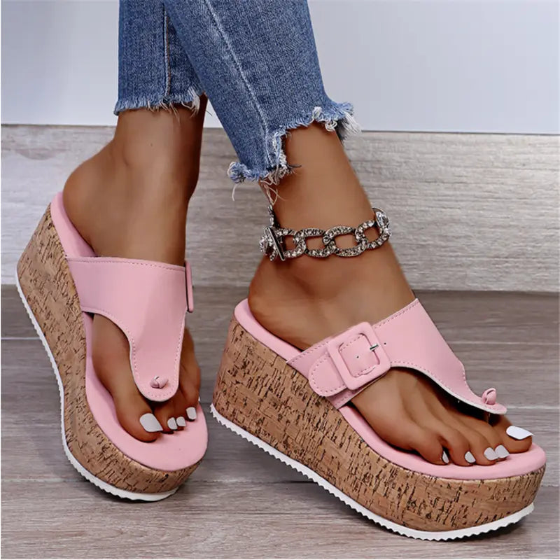 Platform Wedge Sandals for Women – Effortless Style & Comfort
