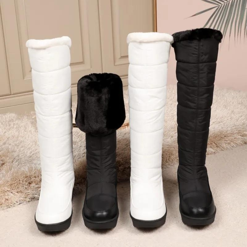 Plush Lace-Up Winter Boots for Women – Cozy & Elegant Style