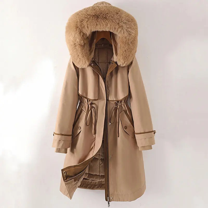 Plush Faux Fur Coat for Women – Stylish & Warm Winter Outerwear 0