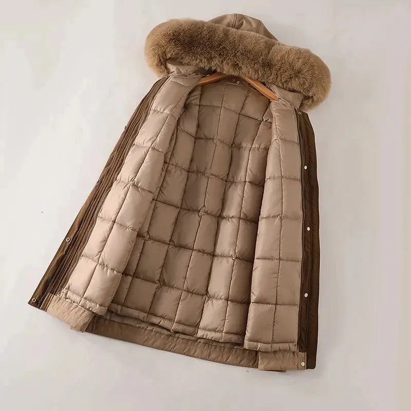 Plush Faux Fur Coat for Women – Stylish & Warm Winter Outerwear 5