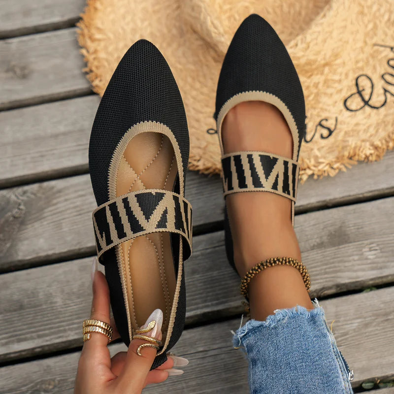 Pointed Toe Ballet Flats for Women – Chic & Versatile Comfort