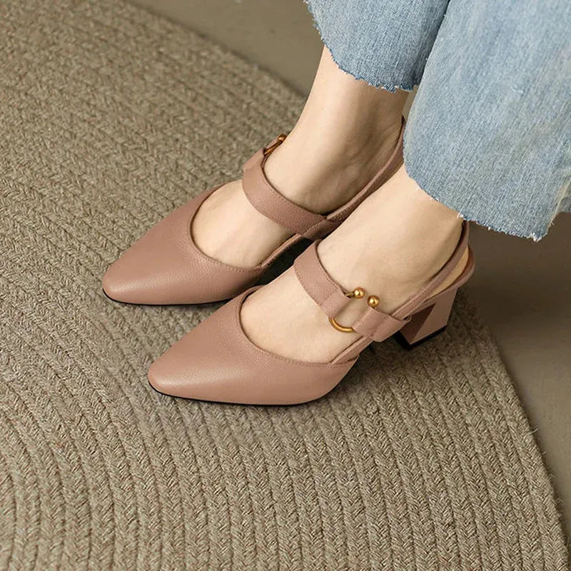 Pointed Toe Slingback Heels for Women – Elegant & Versatile