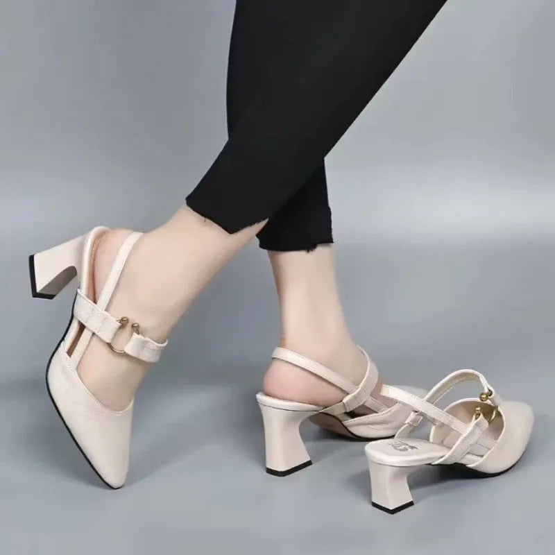 Pointed Toe Slingback Heels for Women – Elegant & Versatile