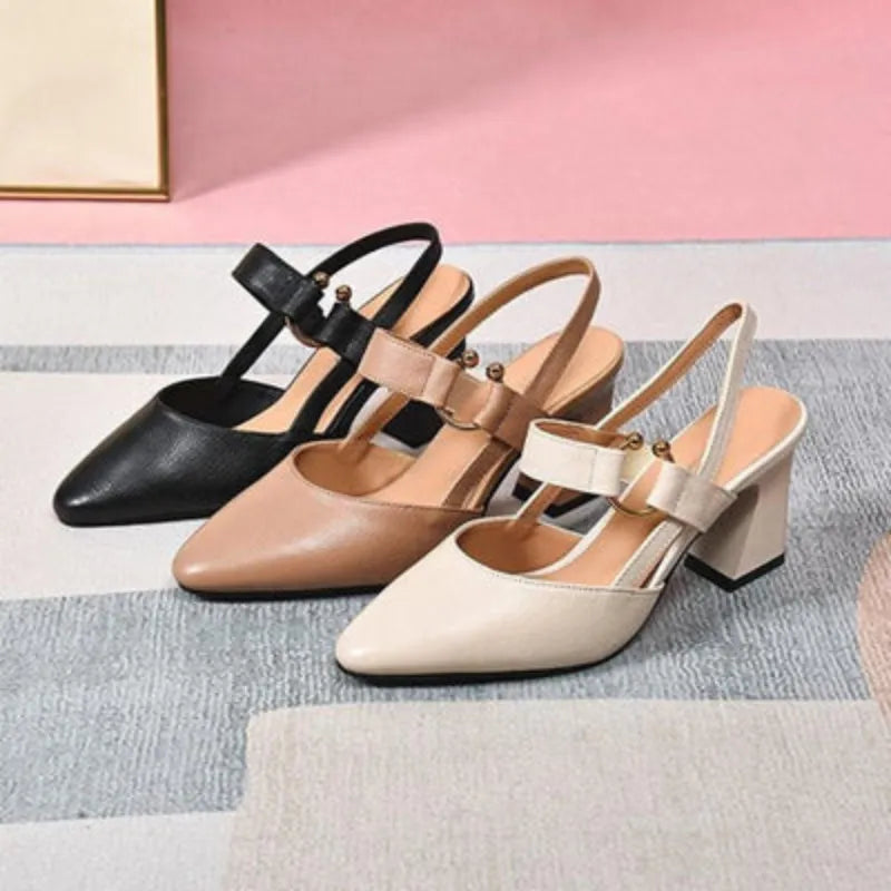 Pointed Toe Slingback Heels for Women – Elegant & Versatile