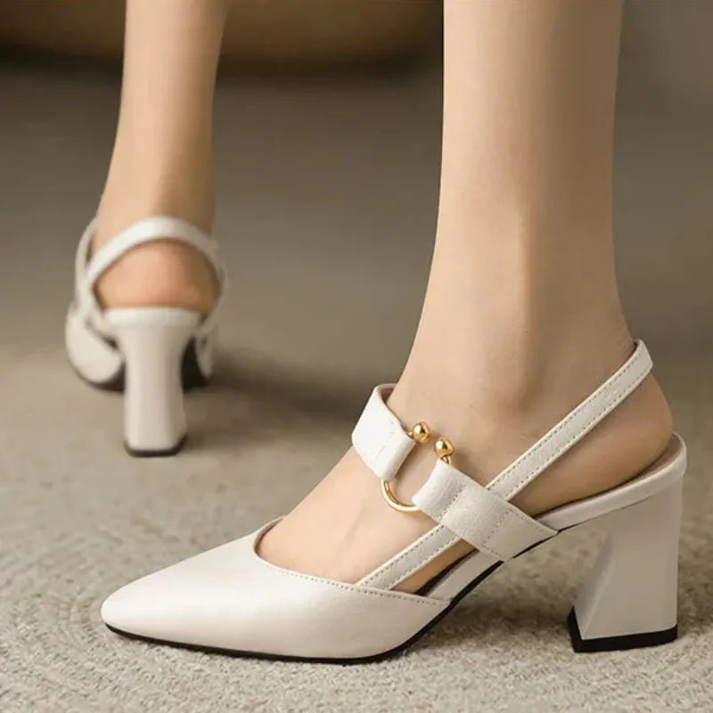 Pointed Toe Slingback Heels for Women – Elegant & Versatile